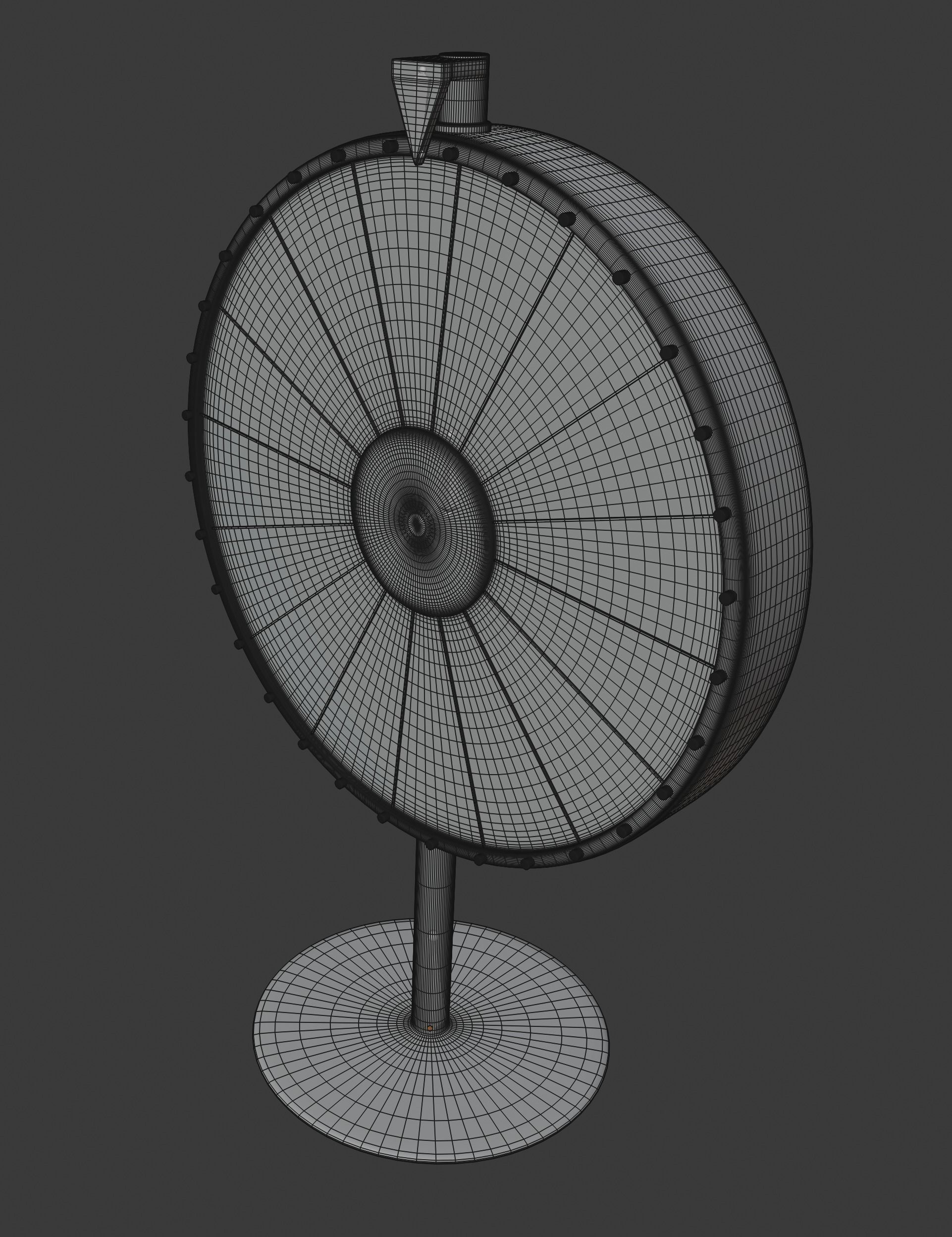 Spinning Wheel 3D model_13