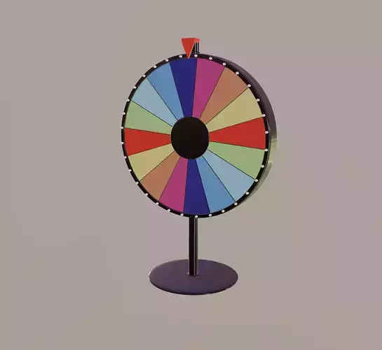 Spinning Wheel 3D model