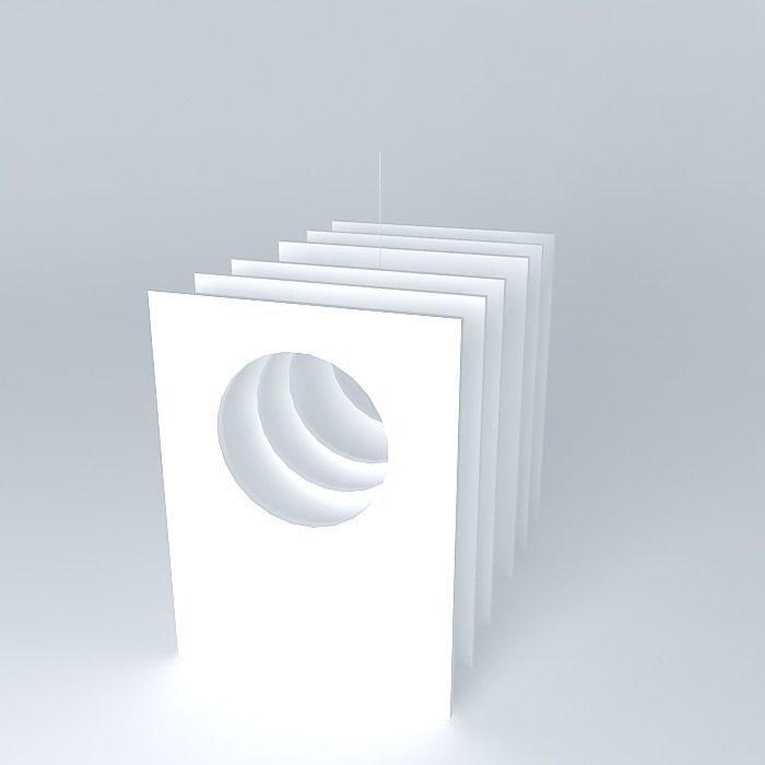 Ball lamp installation Free 3D model_1