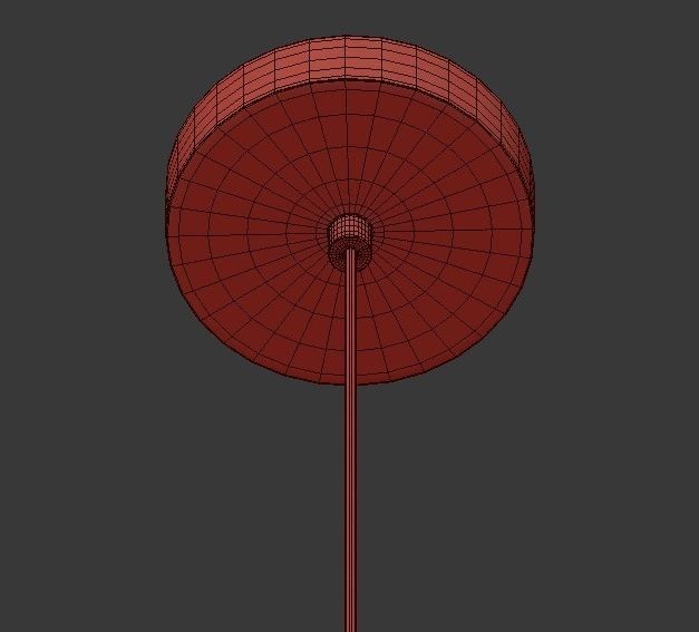 PLEATED CRYSTAL Pendant lamp 3D model_3