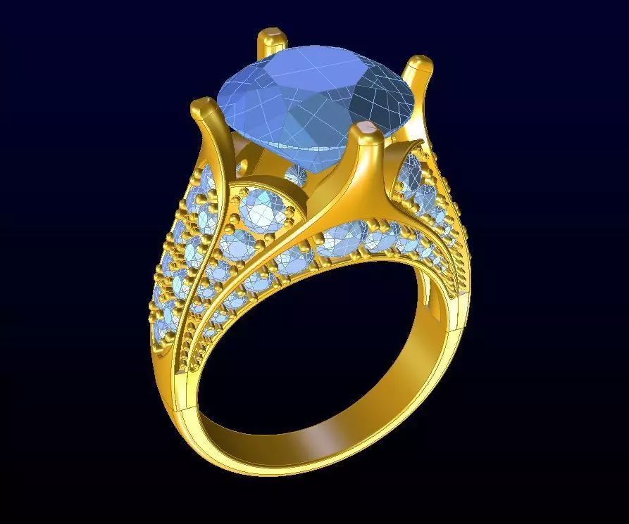 DIAMOND JEWELLERY 3D print model_0