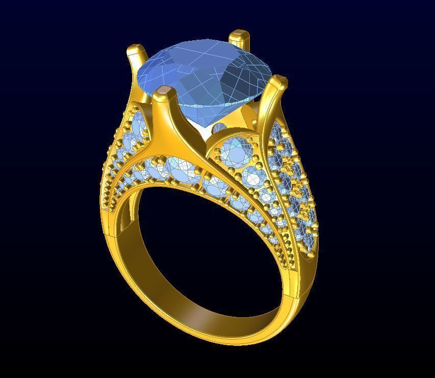 DIAMOND JEWELLERY 3D print model_2