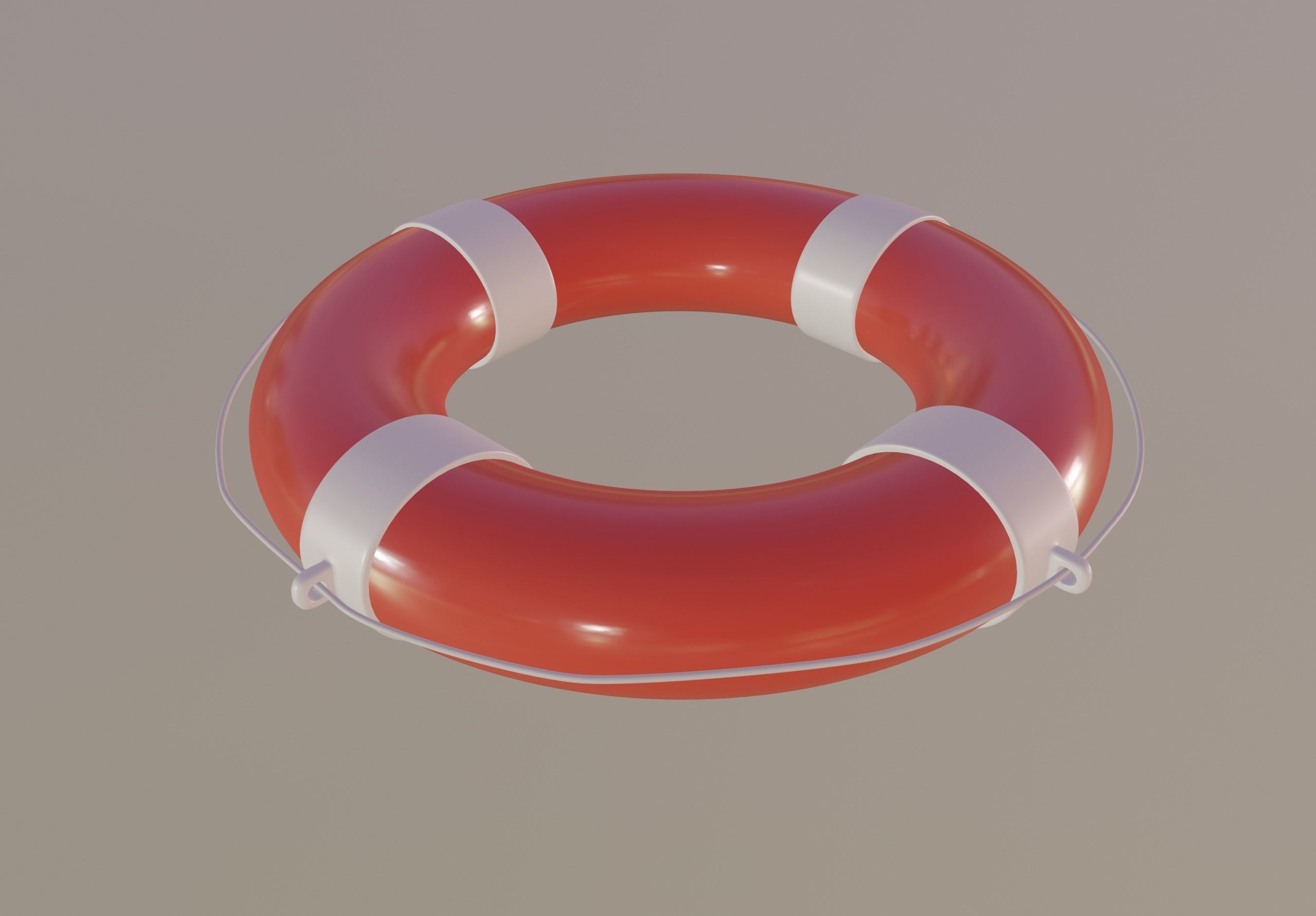 Lifebuoy 3D model_4