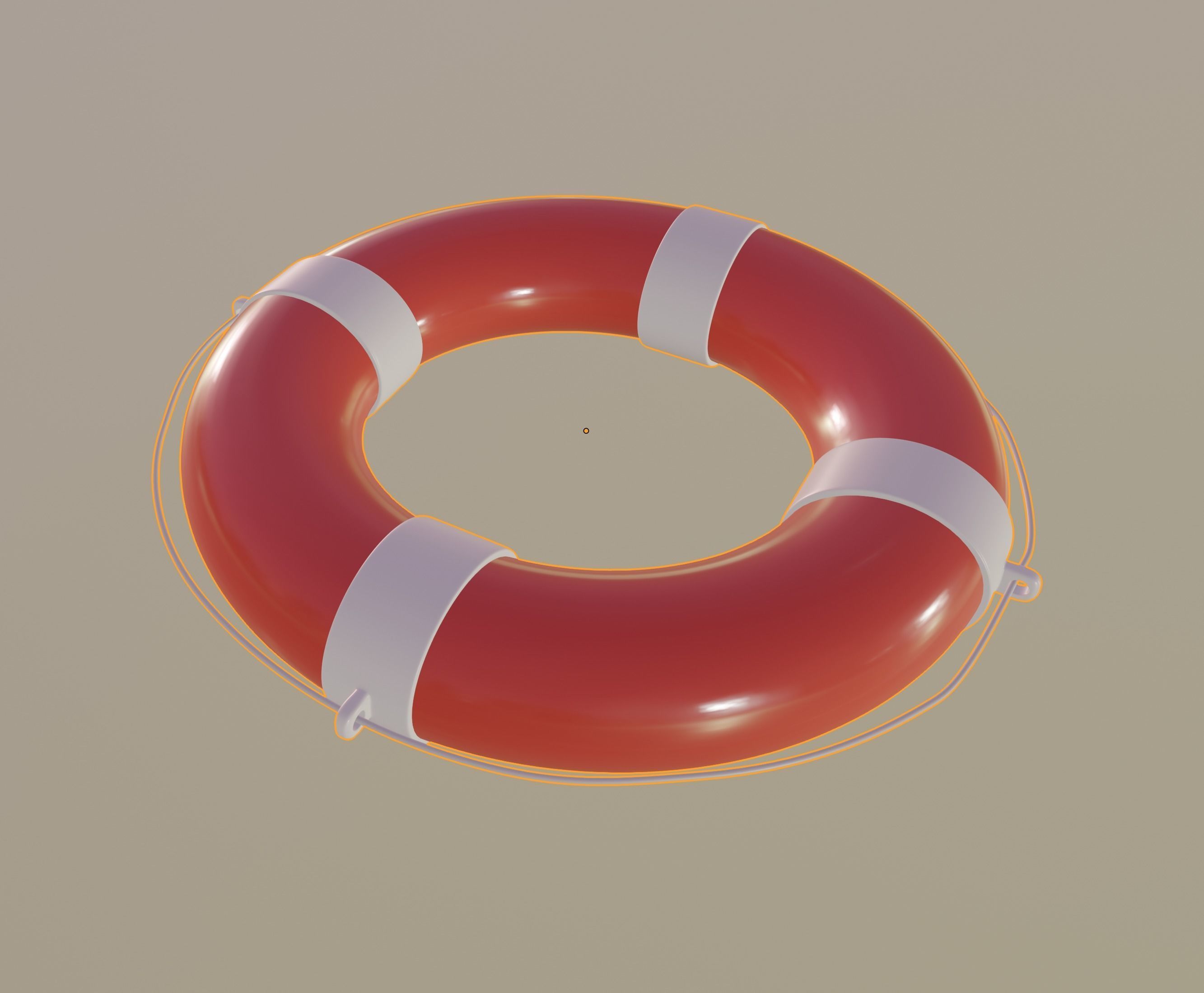 Lifebuoy 3D model_9