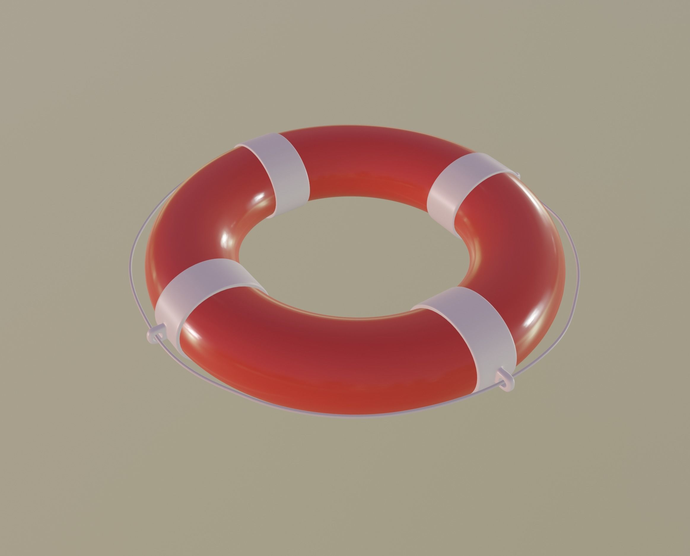 Lifebuoy 3D model_3