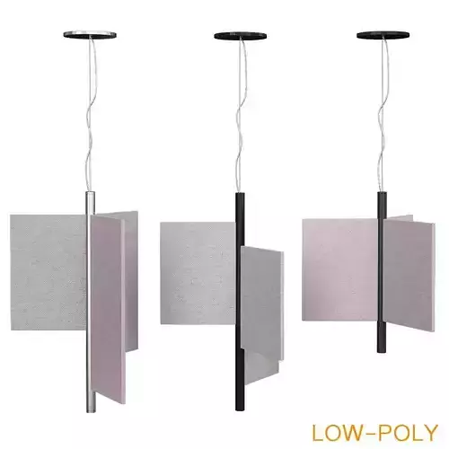 LUCEPLAN TRYPTA Direct-indirect pandant light low poly 3d model