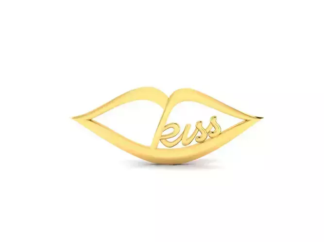 Kiss pendant 3dm render detail