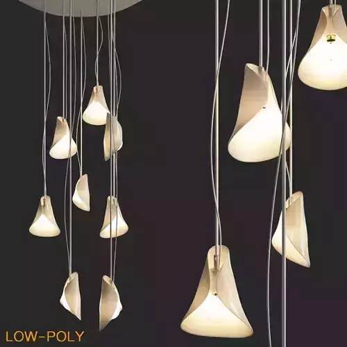 GAMADECOR PAPPARDELLE low poly 3d model Low-poly 3D model