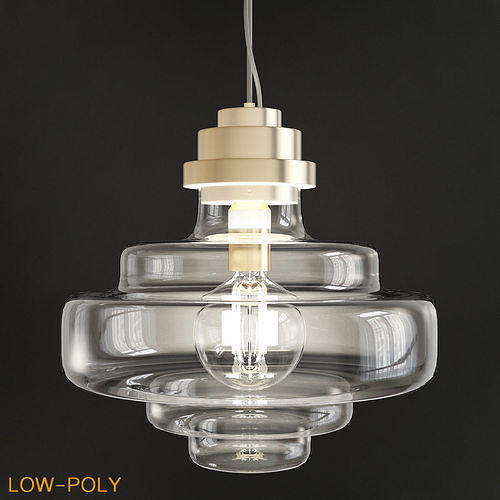 ART PENDANT by Kaishi low poly 3d model Low-poly 3D model