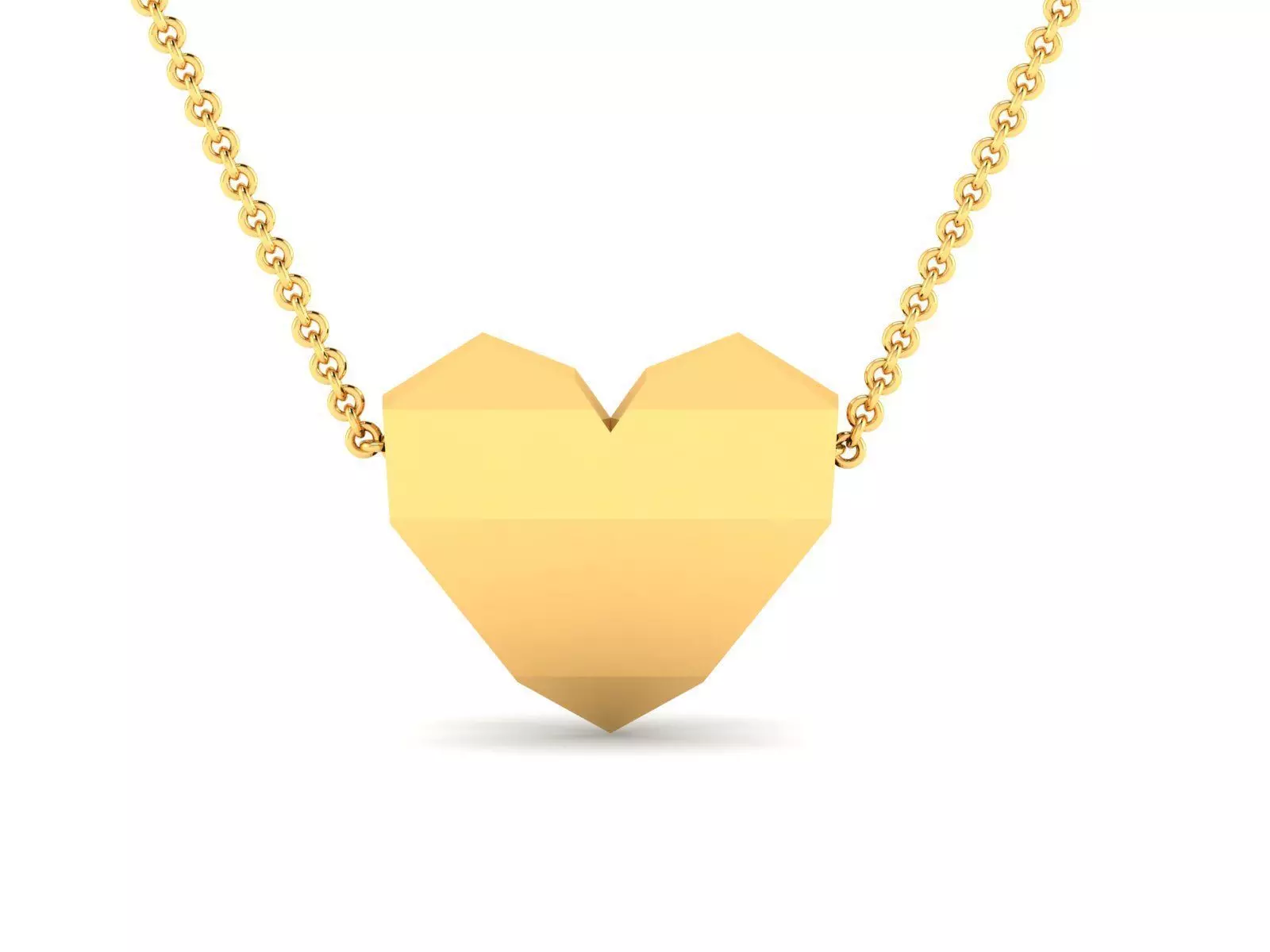 Women heart pendant 3dm render detail 3D print model_0