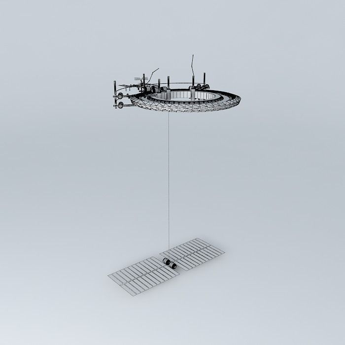BTE Orbital Construction Facility model 3 Free 3D model_3