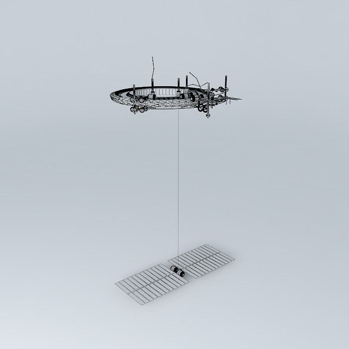 BTE Orbital Construction Facility model 3 Free 3D model_4