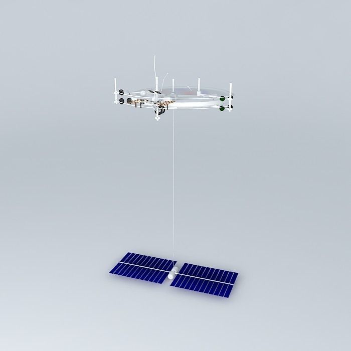 BTE Orbital Construction Facility model 3 Free 3D model_1