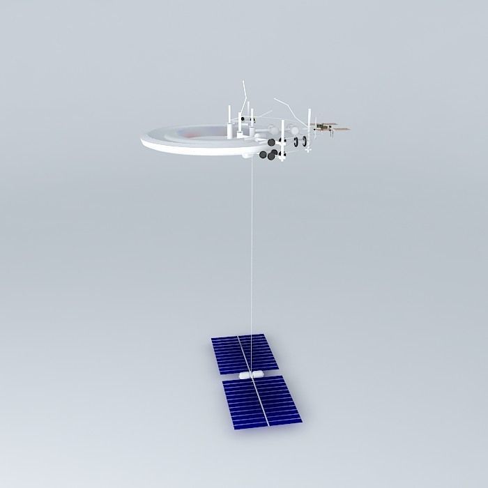BTE Orbital Construction Facility model 3 Free 3D model_2