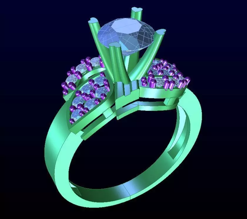 DIAMOND JEWELLERY 3D print model_0