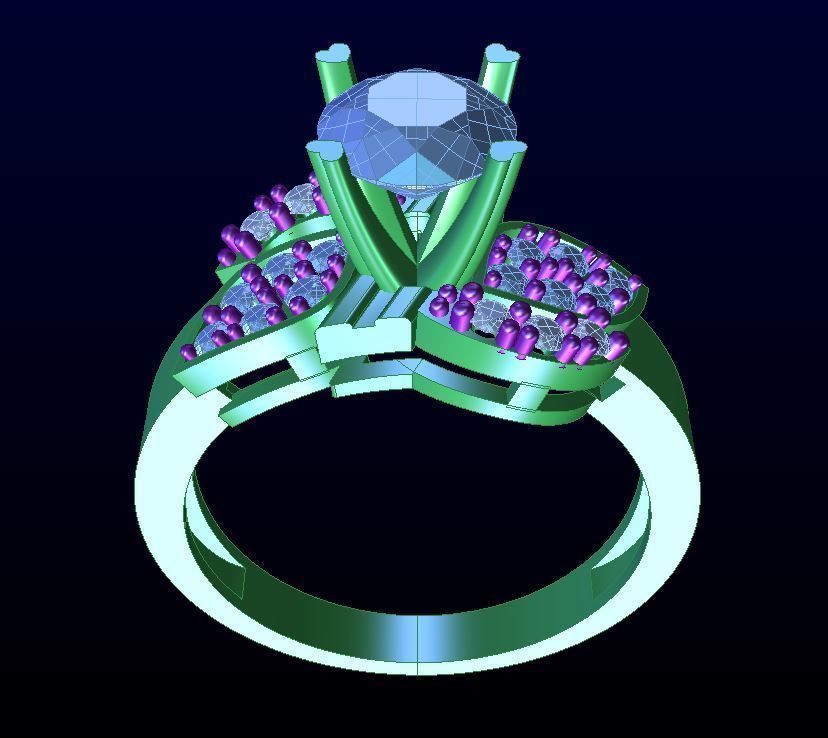 DIAMOND JEWELLERY 3D print model_1