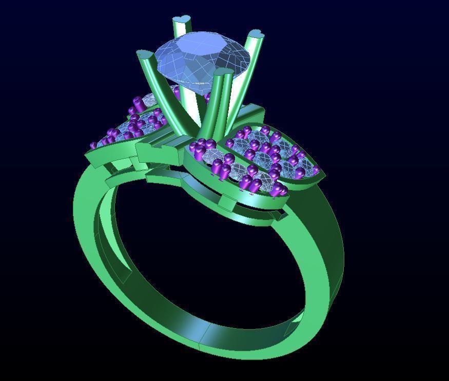 DIAMOND JEWELLERY 3D print model_2