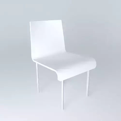 White dining chair