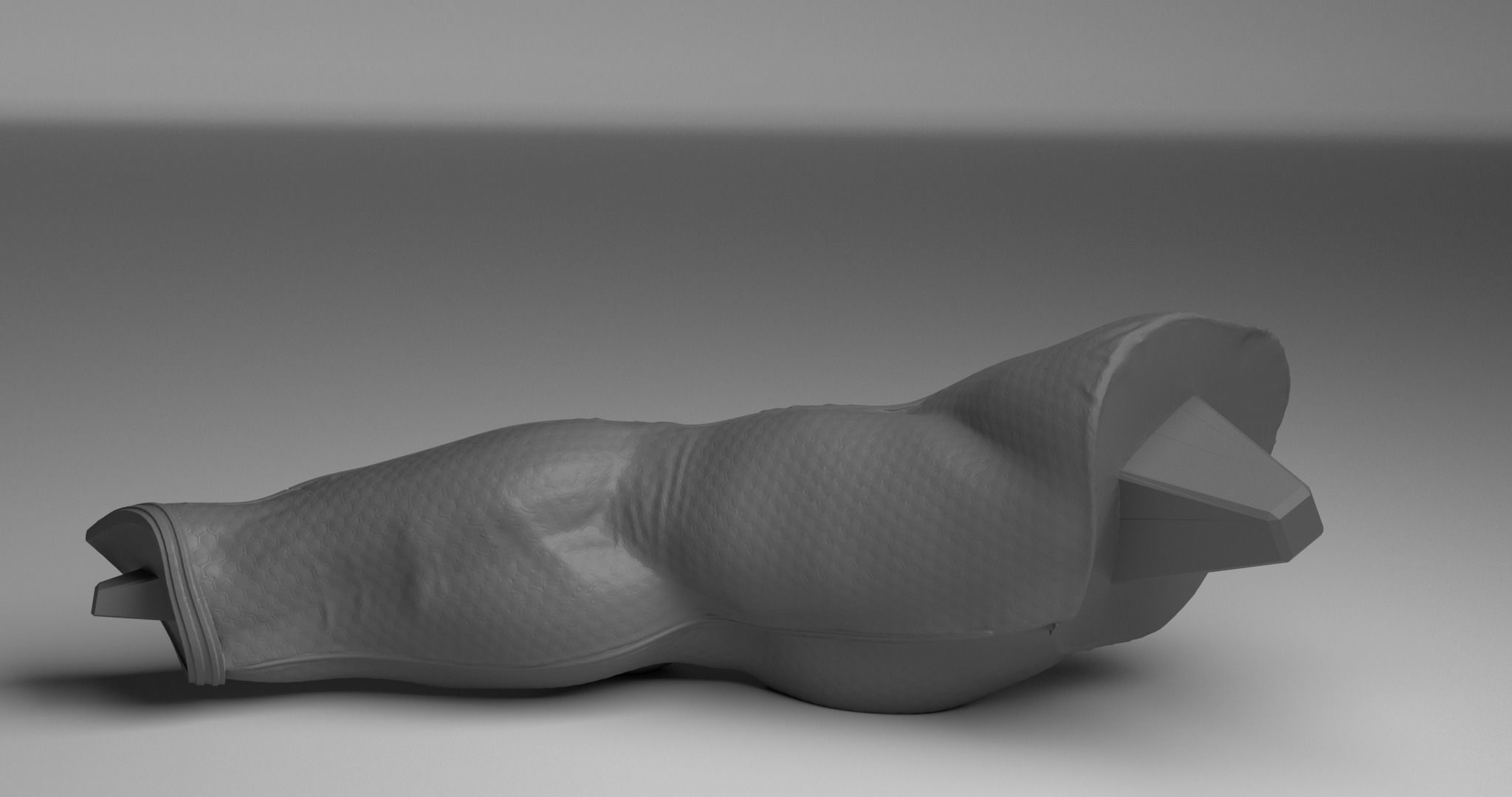 Superman sculpt  3D print model_6