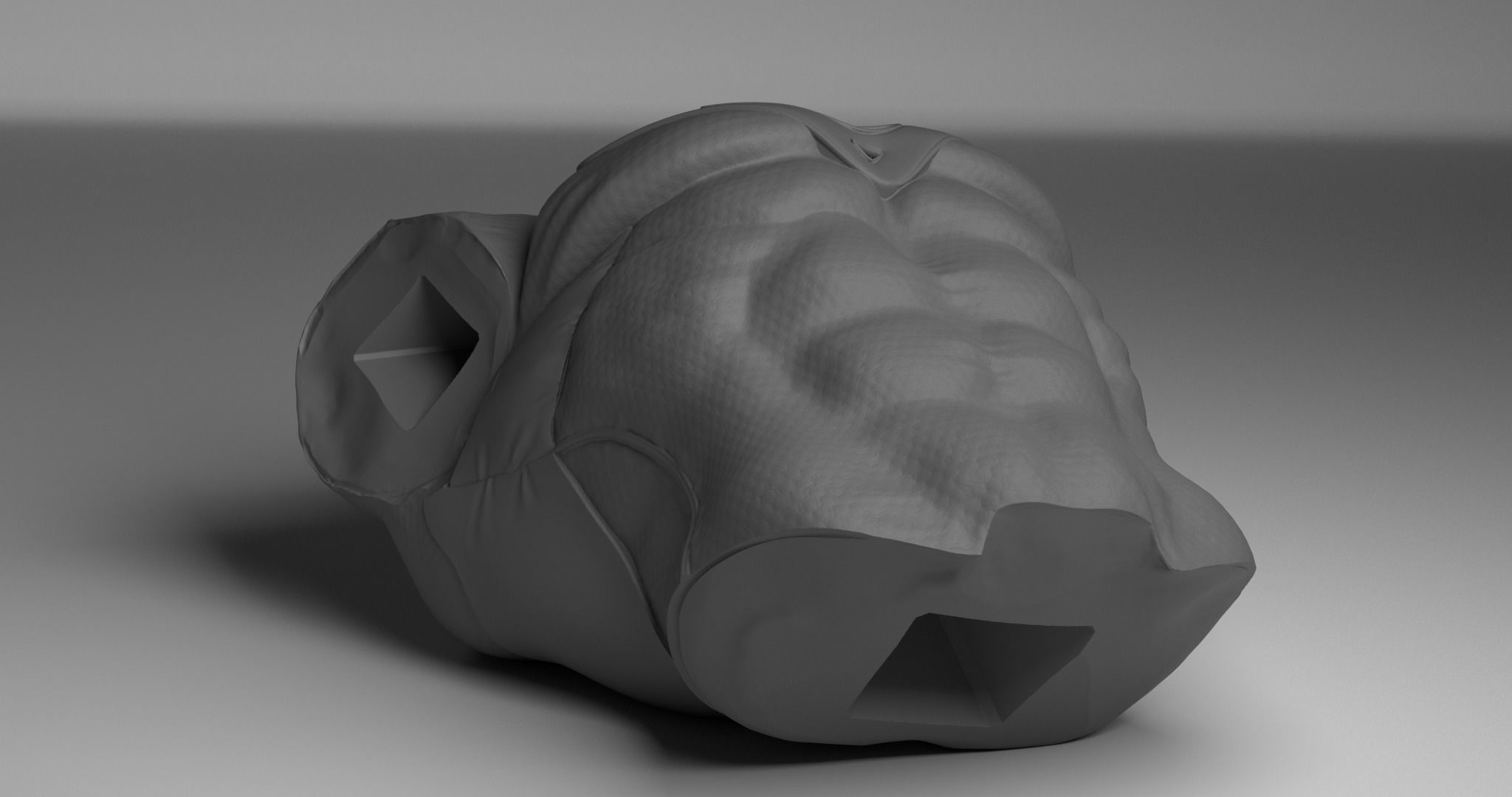 Superman sculpt  3D print model_14