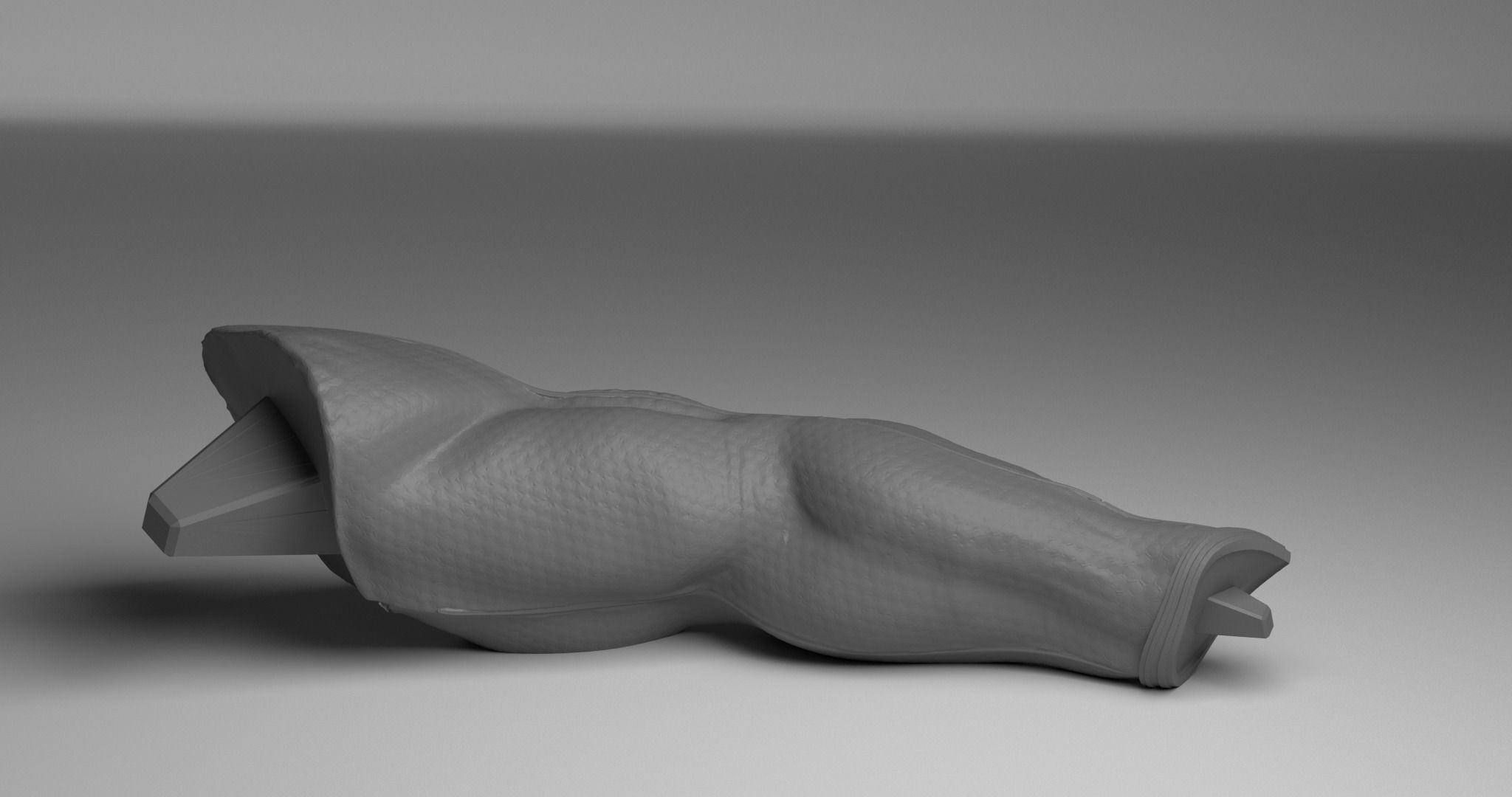 Superman sculpt  3D print model_4