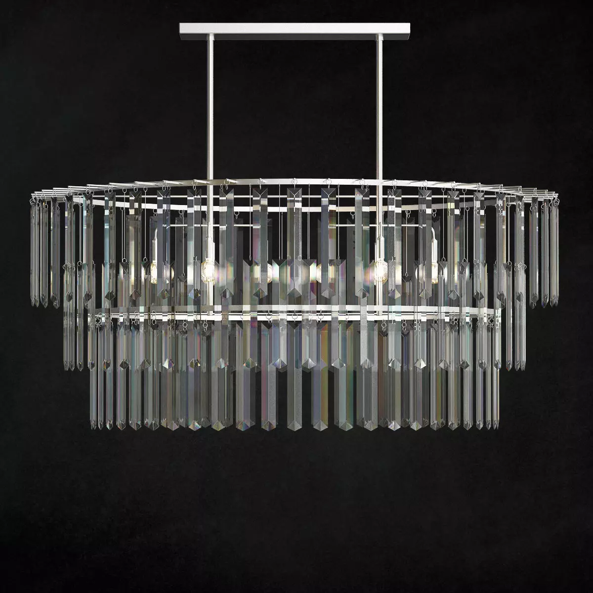 Nessa Round Chandelier by Arteriors Home 3D model_0