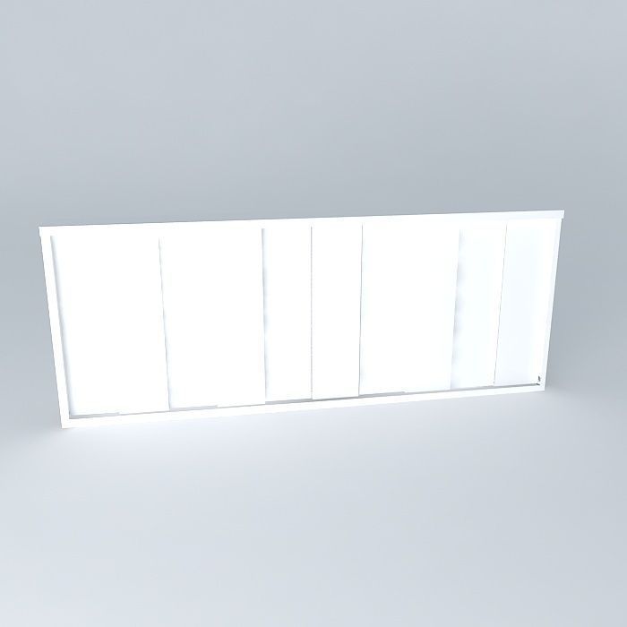 Lightbox wall Free 3D model_2