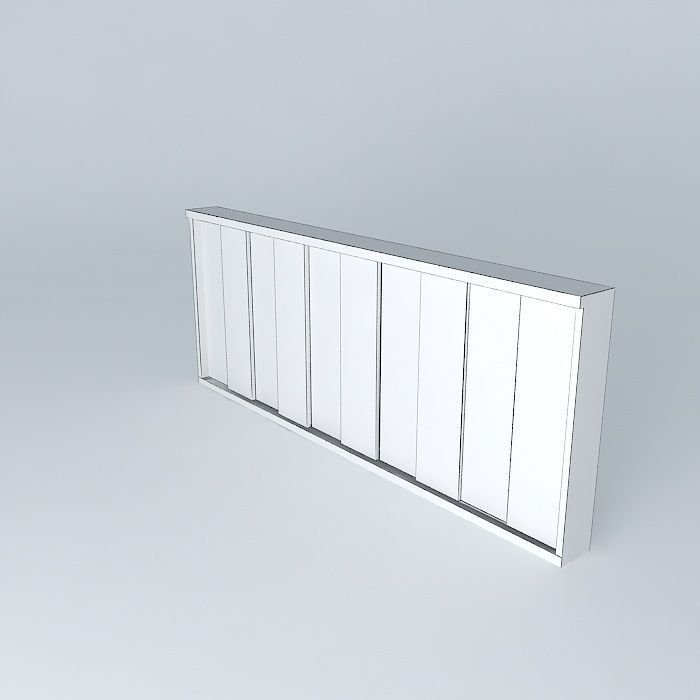 Lightbox wall Free 3D model_4