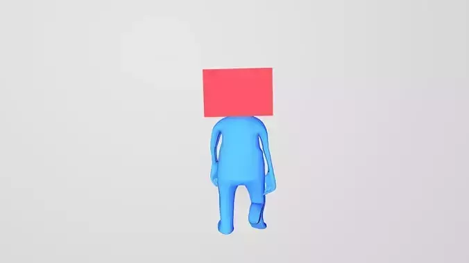 tv man 3D model