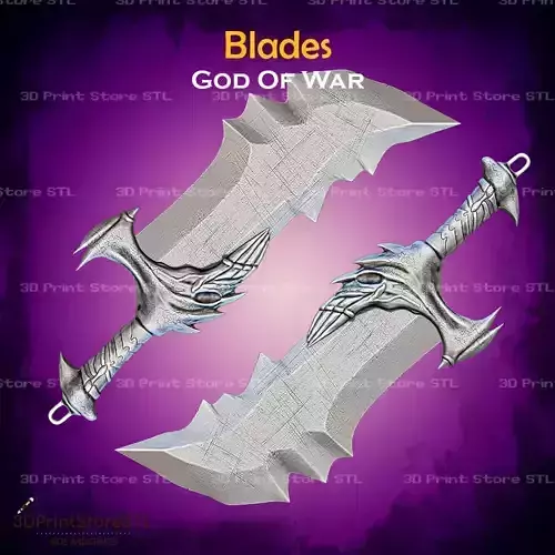 Blade of Kratos Cosplay God of War - STL File 3D print model