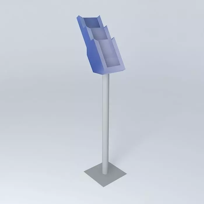 brochure stand Free 3D model