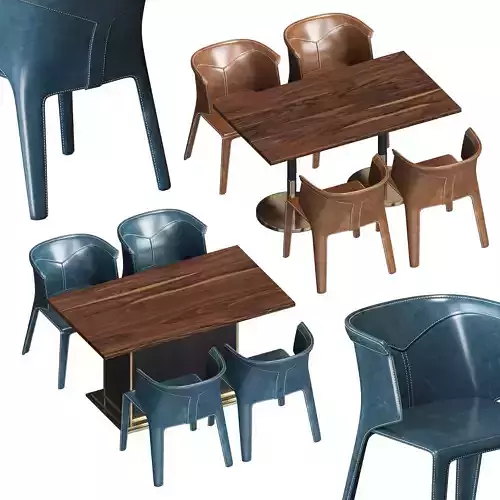 Visionnaire Anastasia Chairs and Tables 3D model