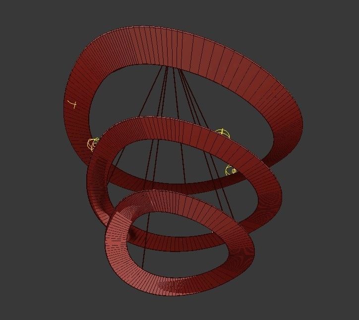 Minitallux circular chandelier 3D model_3