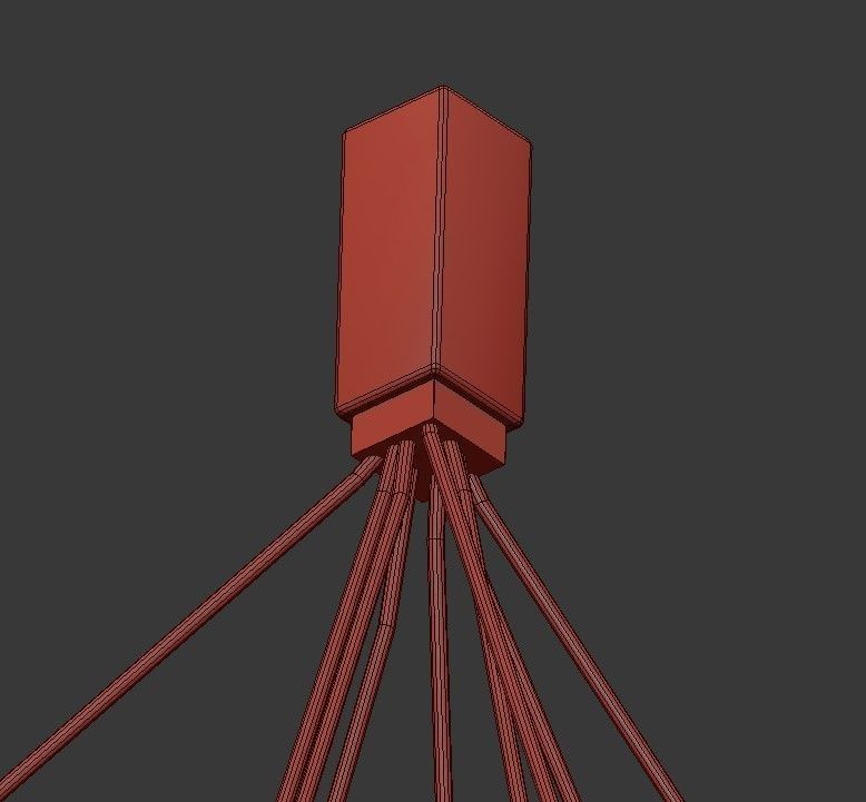 Minitallux circular chandelier 3D model_5