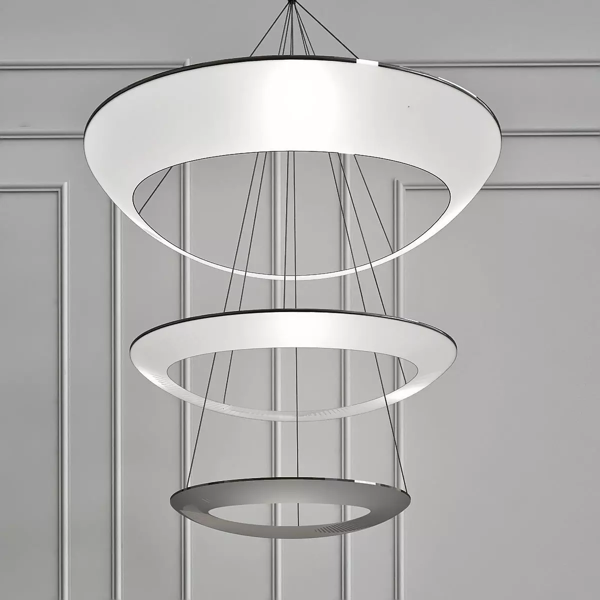 Minitallux circular chandelier 3D model_0