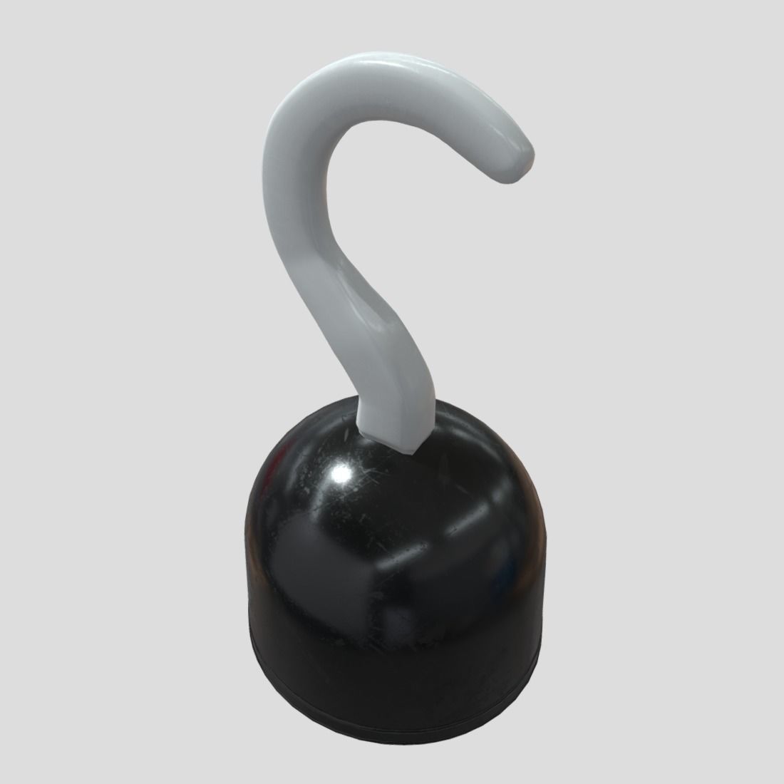 Pirate Hook Low-poly 3D model_2