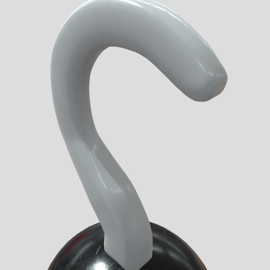 Pirate Hook Low-poly 3D model_15