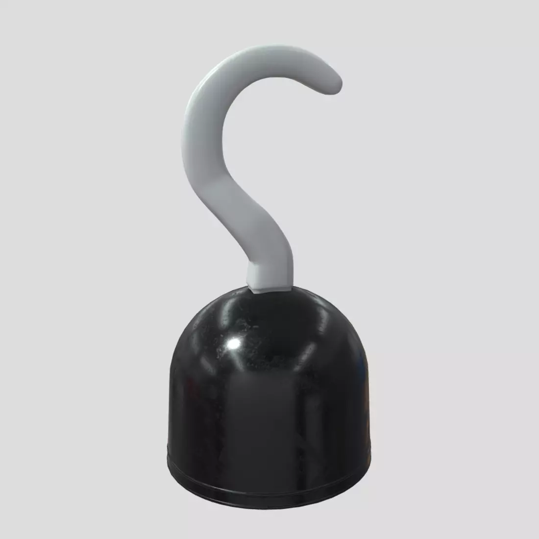 Pirate Hook Low-poly 3D model_0