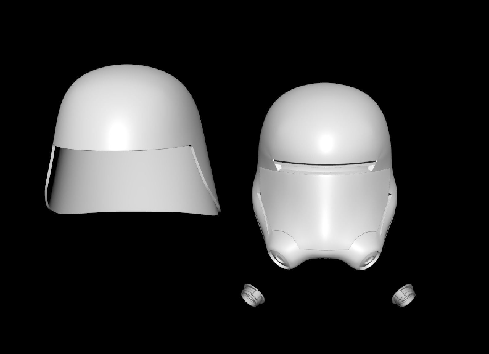 FO Snowtrooper Helmet 3D print model_6