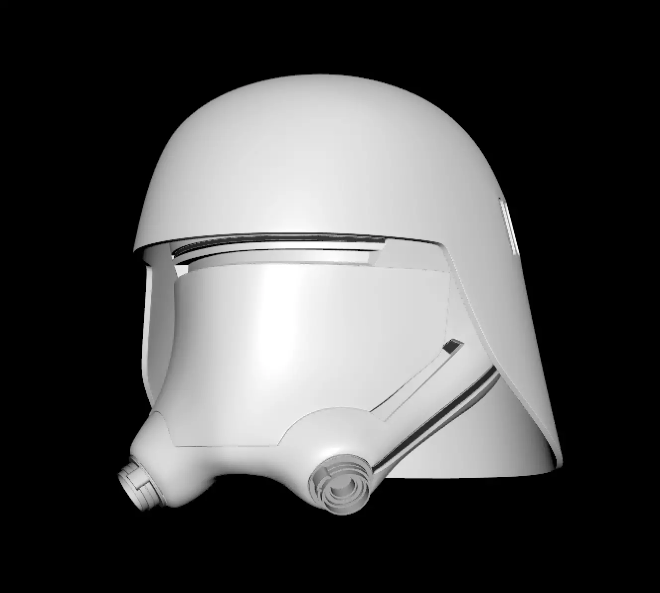 FO Snowtrooper Helmet 3D print model_0