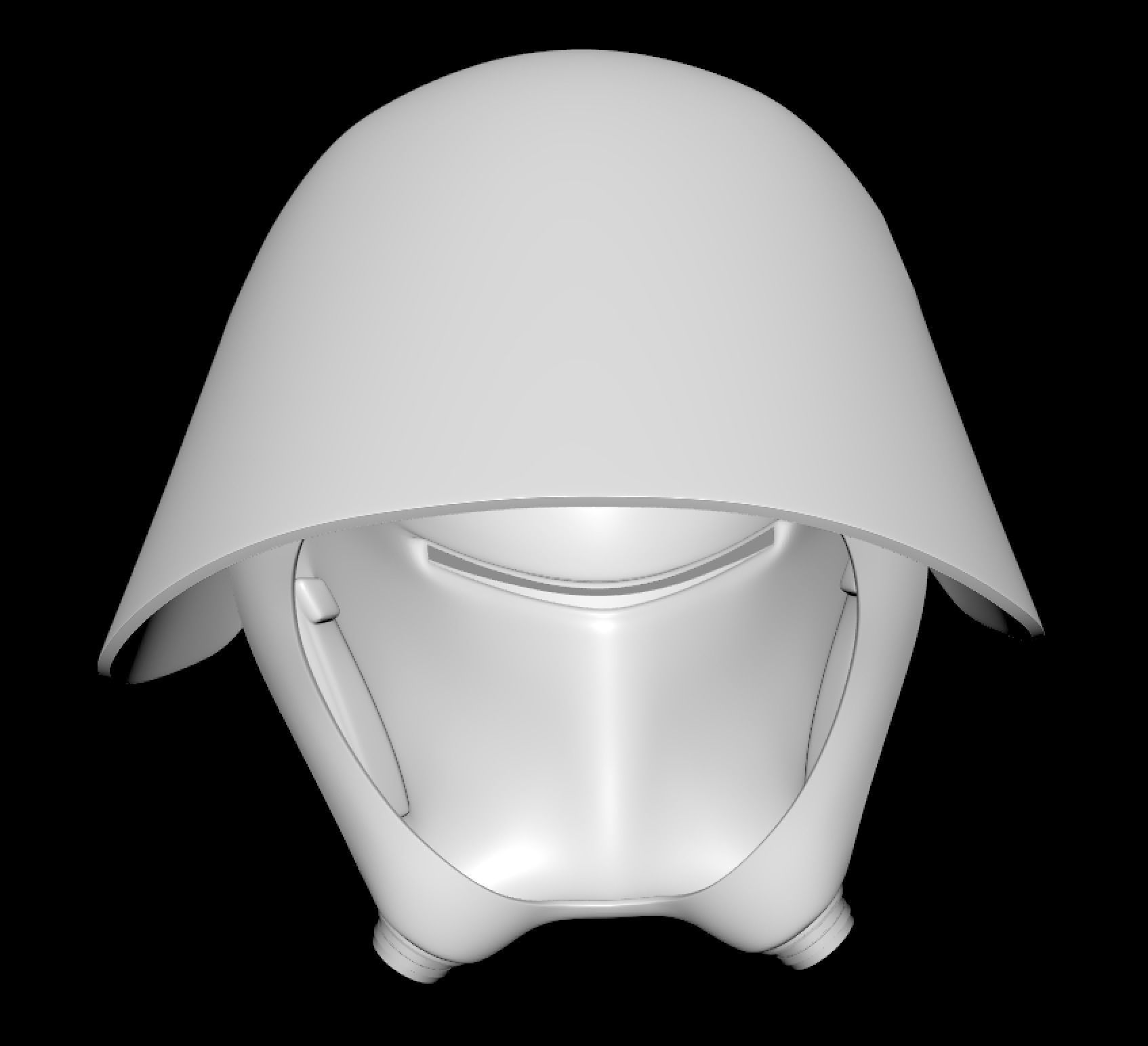 FO Snowtrooper Helmet 3D print model_2