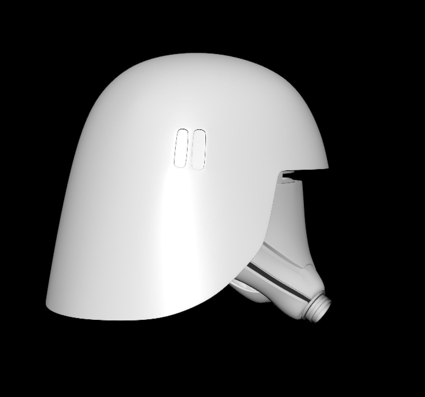 FO Snowtrooper Helmet 3D print model_1