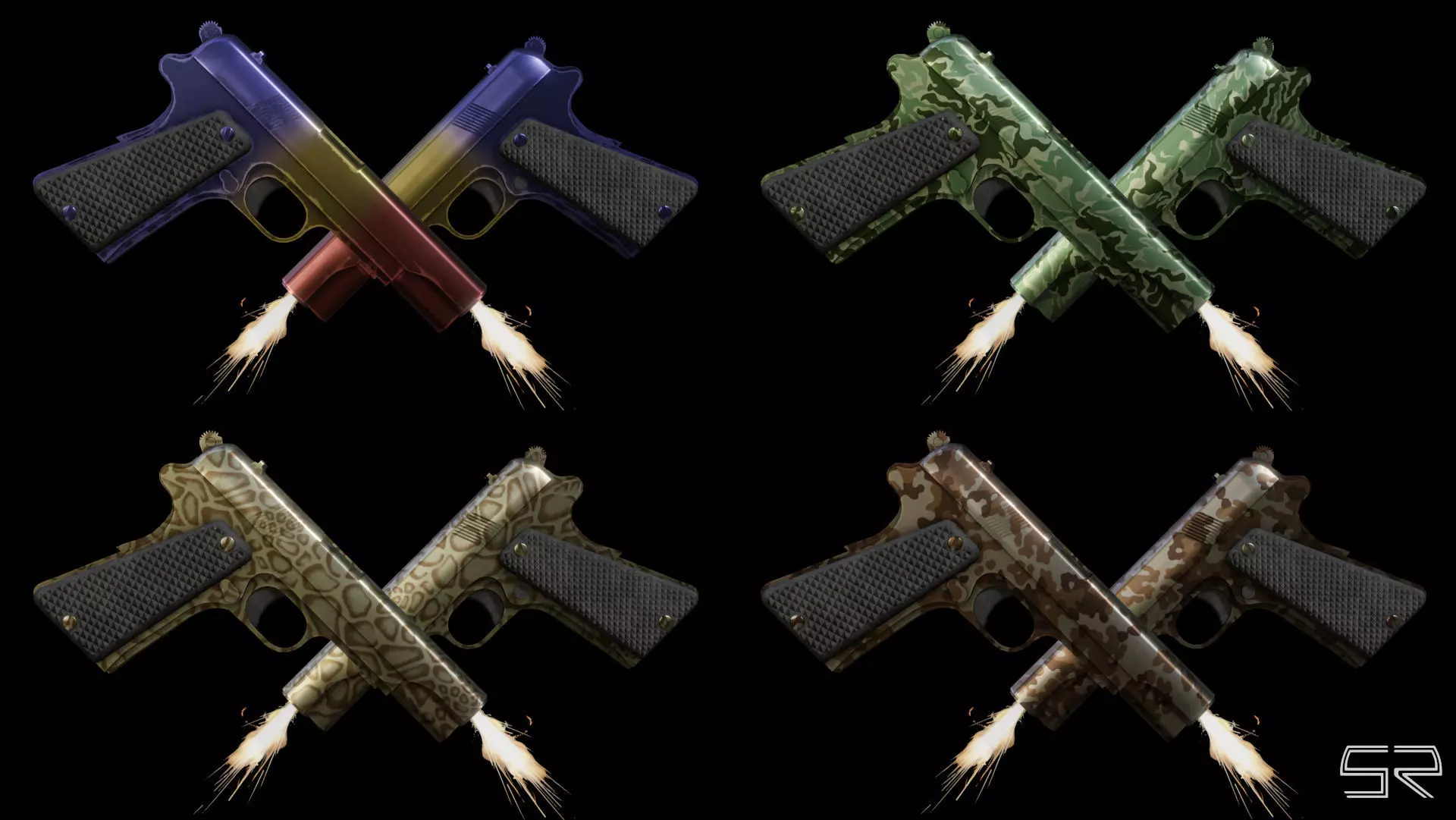 Pistol Vis wz-35 3D model
