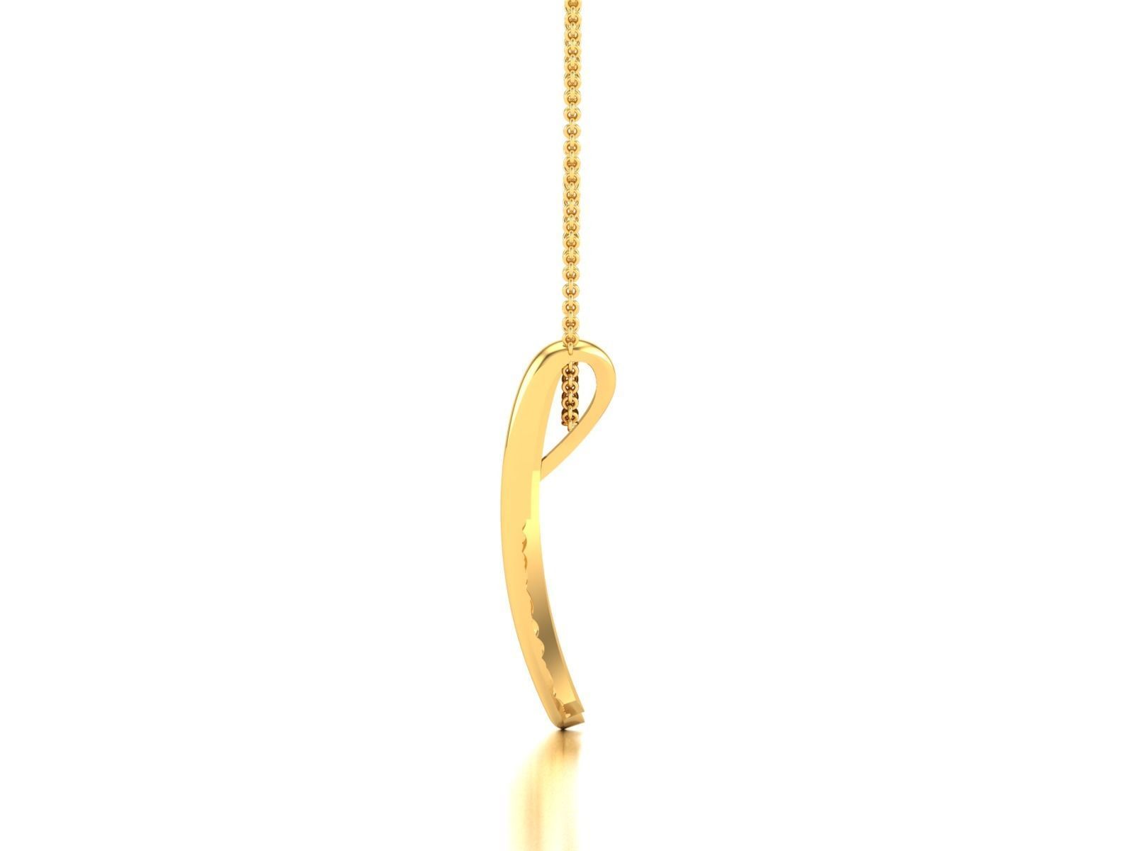 Women pendant 3dm render detail 3D print model_3