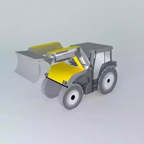 Loader paper bulldozer