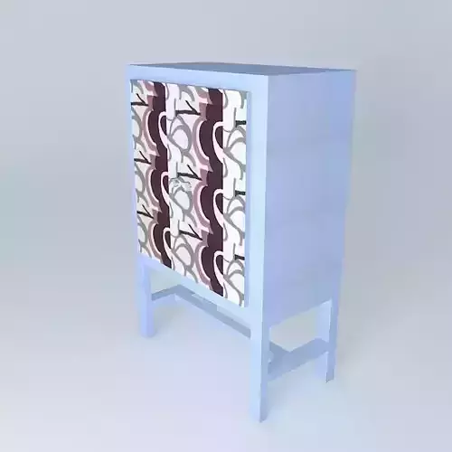 Floral cupboard