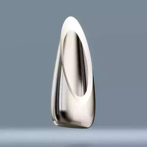 Modern Slanted Vase 3D print model