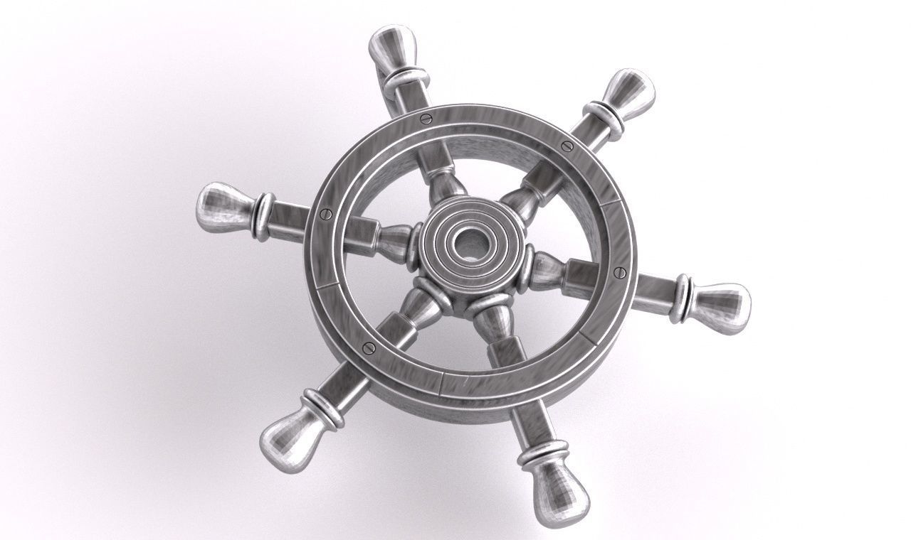 Ship rudder pendant 3D print model_3