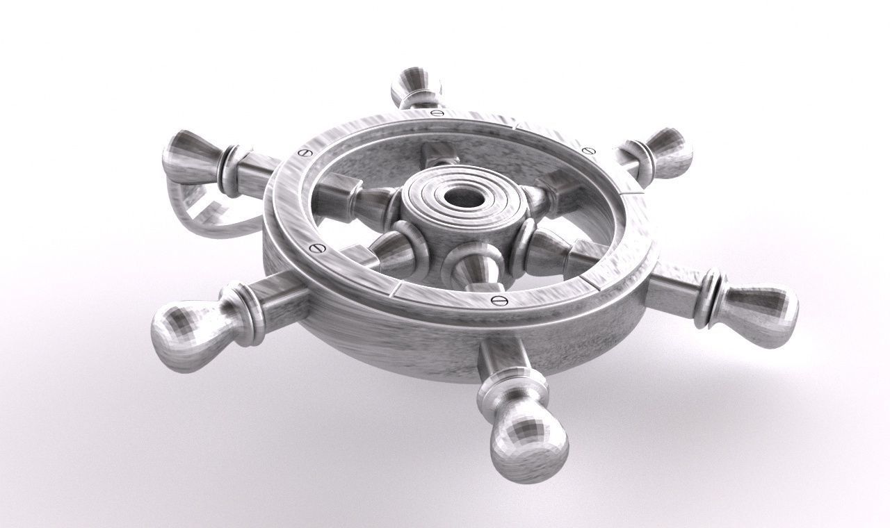 Ship rudder pendant 3D print model_7