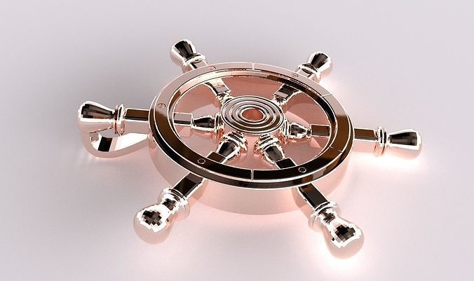 Ship rudder pendant 3D print model